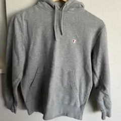 【Champion】 グレー フード付きパーカー
