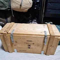 ウッドボックス】 陸上自衛隊仕様 縮小版弾薬箱 | Foursometoys