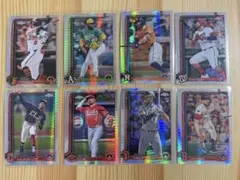 topps chrome 2025 プリズムリフレクター8枚セット