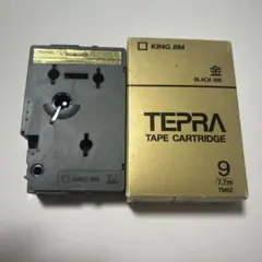 KING JIM TM9Z キングジムテプラ 金地 ブラックインク
