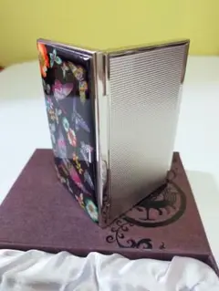 蝶と花のデザイン名刺入れ