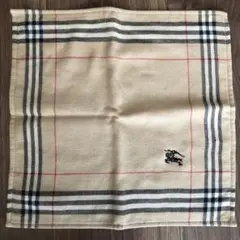 バーバリー　ベージュ　タオルハンカチ