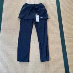 スカート付きスポーツパンツ 黒