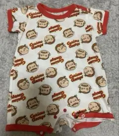 ［3着まとめ買い800円⭐︎］ロンパースおさるのジョージ　男の子半袖