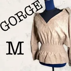 【GORGE】ゴージ ブラウス M 肩出し ウエストゴム セクシー 美品
