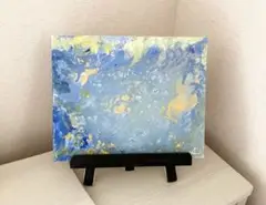 絵画　アクリル　たらし絵