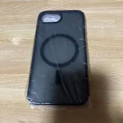 iPhone16e ケース ブラック クリア　マグセーフ 新品　レンズ保護368
