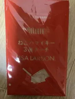 LISA LARSON ねこのマイキー 3連ポーチ