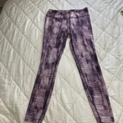 Nike パープルストライプ ヨガパンツ