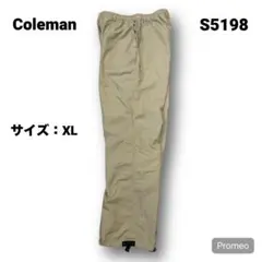【即購入OK】Coleman ドローコードナイロンパンツ サイズXL ベージュ