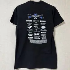 379 企業Tシャツ ブラック アーチェリー タイガー アメリカ古着 Tシャツ