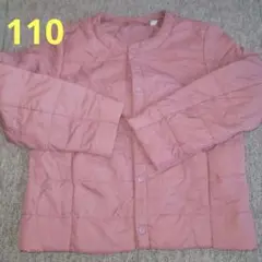 ユニクロ　ライトウォームパデットコンパクトジャケット　110