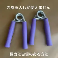 ハンドグリップ　 紫　2個