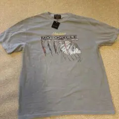 MR. OLIVE Indian Motorcycle Tシャツ グレーLサイズ
