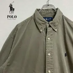 ◎Ralph Lauren メンズ　長袖ボタンダウンシャツ　L D3X4