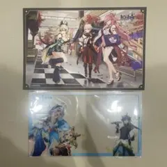 原神 テイワットグッズ POP UP STORE 大阪 物販特典 クリアカード