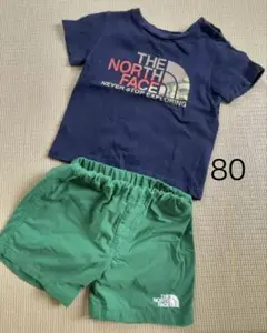 THE NORTH FACE 半袖Tシャツ・半ズボン・ハーフパンツセット 80