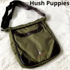 Hush Puppies ハッシュパピー　ショルダーバッグ カーキ