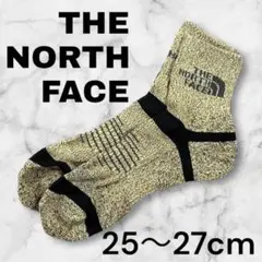 新品 未使用 THE NORTH FACE 靴下 メンズ ベージュ ブラック