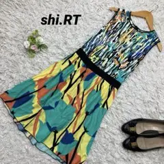 イタリア製 shi.RT 総柄ワンピース
