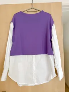 グリーンレーベルリラクシング シャツレイヤード プルオーバー フリーサイズ