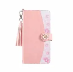 iPhone ケース 手帳型 ピンク 桜 サクラ アイフォン用ケース スマホ