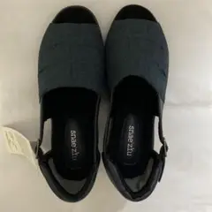 レディース　サンダル　L 新品　デニム風　はきもの
