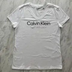 Calvin Klein パフォーマンス　ホワイト　ロゴtシャツ Mサイズ