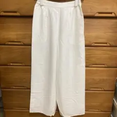 ノーリーズ　リラックスパンツ　白　36