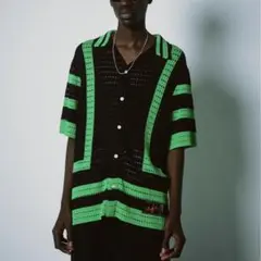 SYUMAN 24SS Crochet Short Sleeve Shirt ⁡