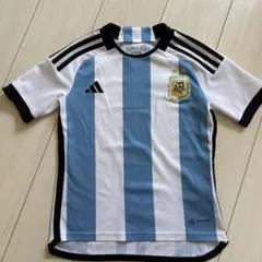 アルゼンチン代表 adidas ストライプシャツ　140 正規品