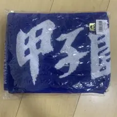 【新品】甲子園　マフラータオル　青色