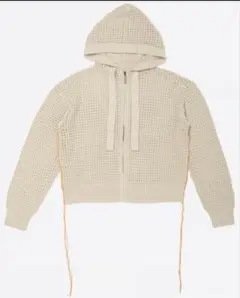 最終価格❗️NKNIT⭐️mesh knit zip hoodie