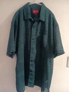 Supreme メッシュオープンカラーシャツ XL