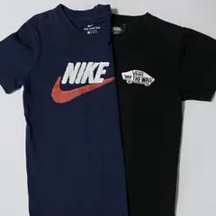 NIKEナイキVANSバンズ半袖Tシャツまとめ売りセット 黒 紺130 120
