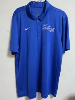 東海大学 シーガルス NIKE バスケットボール ポロシャツ XL 青