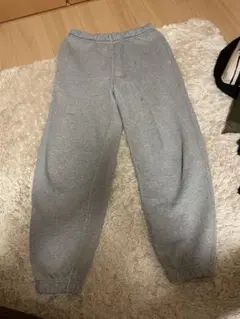 グレー ジョガーパンツ スウェット素材