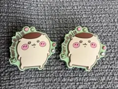 くりまんじゅうのクロックス飾り2個セット