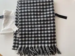 ◆新品◆ アソースメレ マフラー 白黒チェック