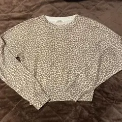 snidel ニット ショート丈 ヒョウ柄