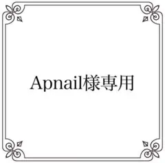 Apnailオーダー再開しました 様専用