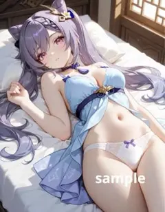 ※A4対応 AIイラスト 美女 L版サイズ 1点物 E35