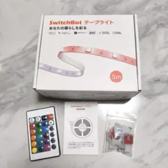 SwitchBot スイッチボット　LEDテープライト用リモコン　付属品のみ