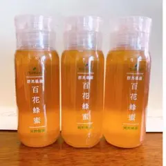国産　群馬県　坂井養蜂場　百花蜂蜜　3本　600g 純粋はちみつ　ツルヤ