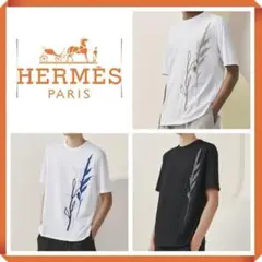 HERMES 花柄 Tシャツ Sサイズ　レア　ヴィンテージ 2025年最新】HERMES 柄・デザイン：プリント（ロゴなど） メンズ