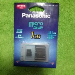新品●パナソニックmicroSDカード1GB ●RP-SM01GBJ1K