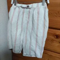 ベルメゾン ふんわり軽くて涼しいダブルガーゼハーフパンツ 150②