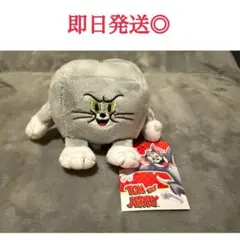 トムとジェリー ぬいぐるみ グレー ストラップ付き