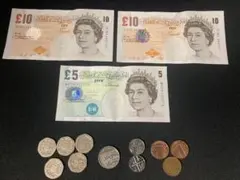 ※Sijin　イギリスポンド　旧紙幣(5ポンド紙幣、8枚) イギリス旧紙幣5ポンド札8枚合計40ポンド稀少 数少ない紙幣
