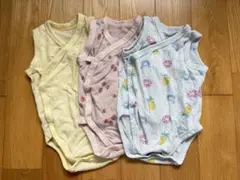 UNIQLO メッシュボディ肌着 前開き　70